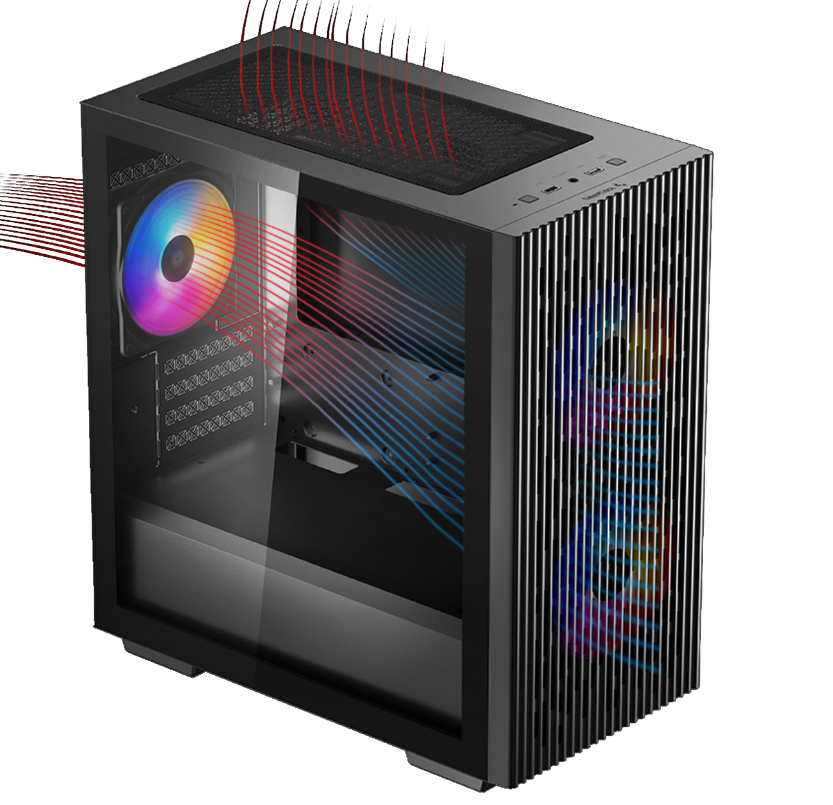 MOMO F336Tia PC Gaming Desktop | AMD Ryzen 5 5600G & RTX 3060 Ti 8GB