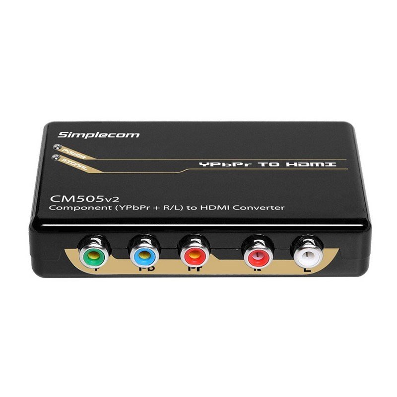 Simplecom CM505v2 YPbPr + Stereo R/L to HDMI Converter