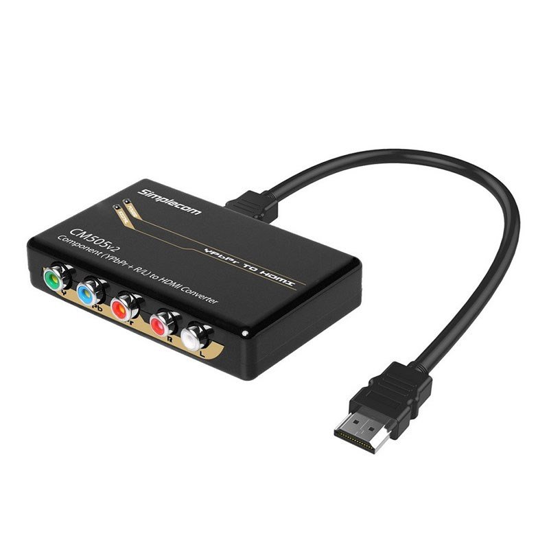 Simplecom CM505v2 YPbPr + Stereo R/L to HDMI Converter