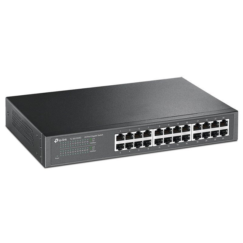 TP-Link TL-SG1024D 24 Port Gigabit Desktop / Rackmount Switch - Metal Housing