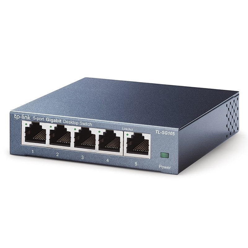 TP-Link TL-SG105 5 Port Gigabit Desktop Switch - Metal Housing