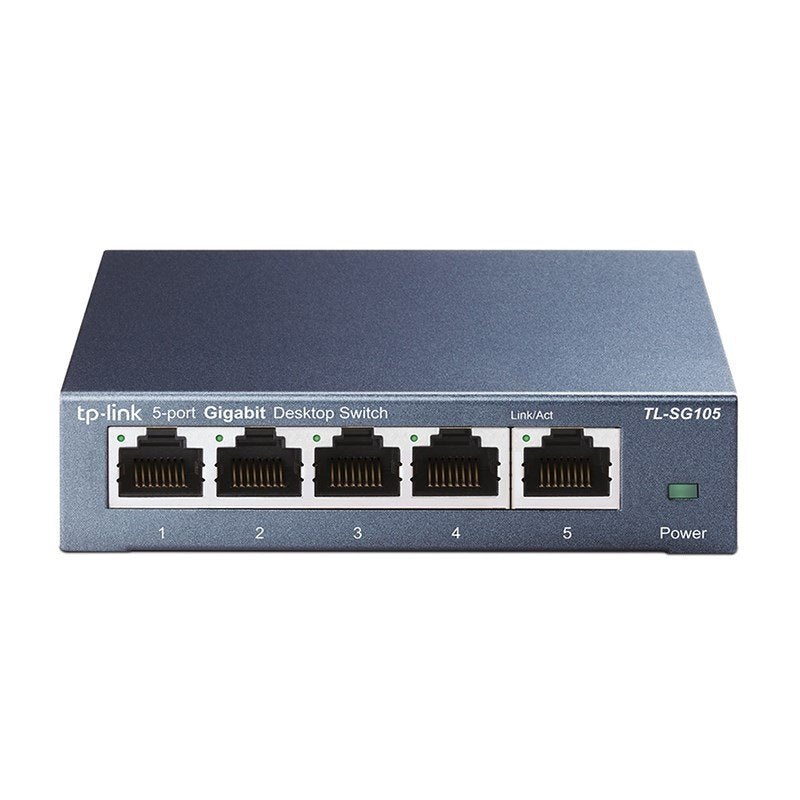 TP-Link TL-SG105 5 Port Gigabit Desktop Switch - Metal Housing